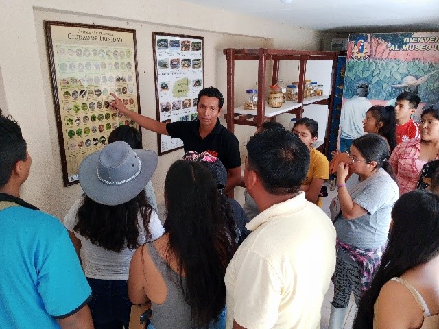 Explicación especializada en la sala fotográfica